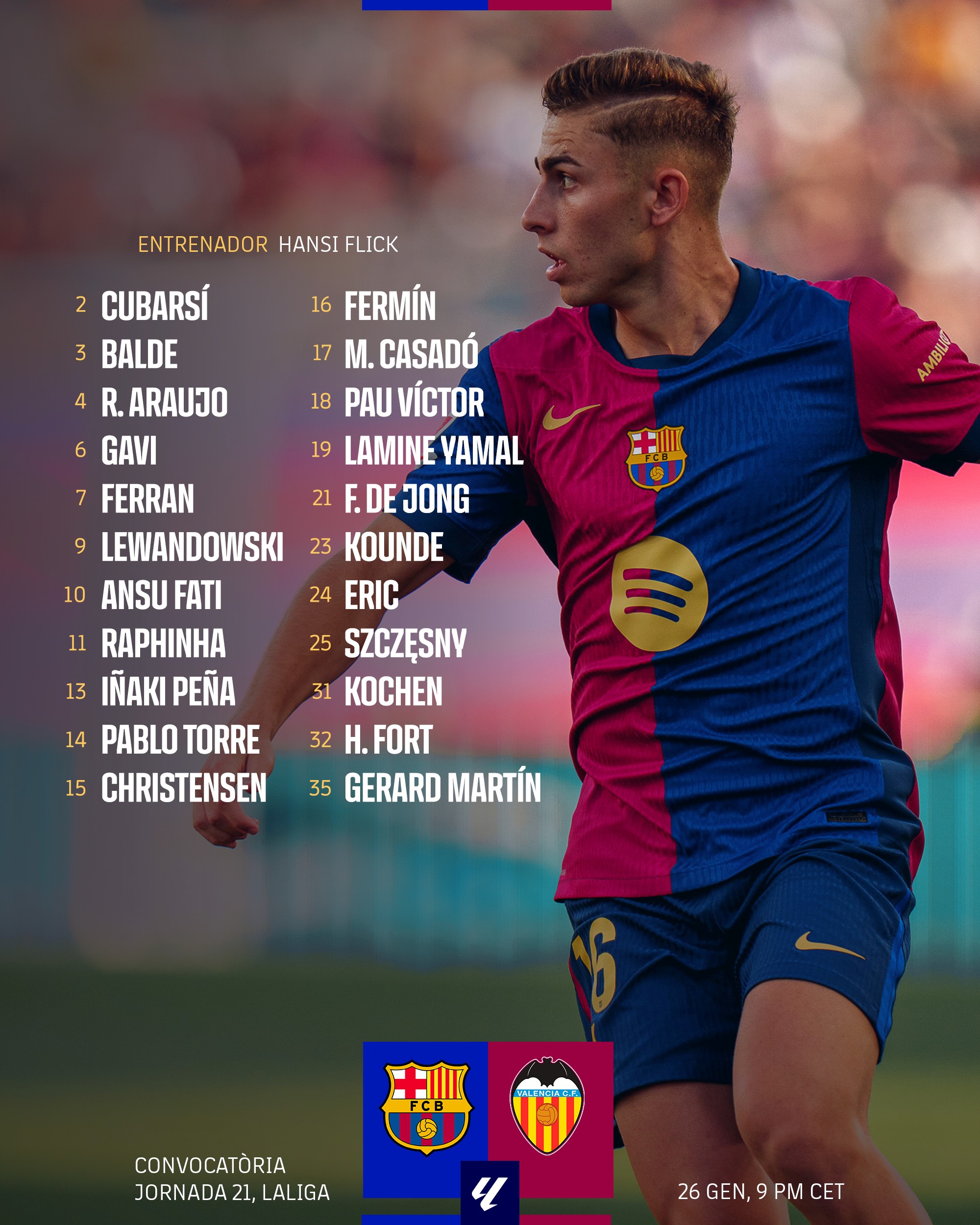 关于巴塞罗那明星球员或将缺席下一场比赛的信息